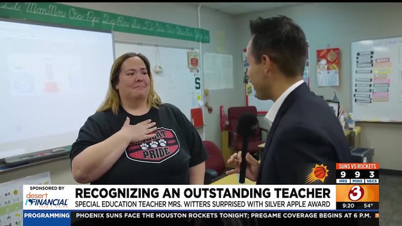 Inside Amy Witters' class, you’ll find a bulletin board full of art, along with the words,...