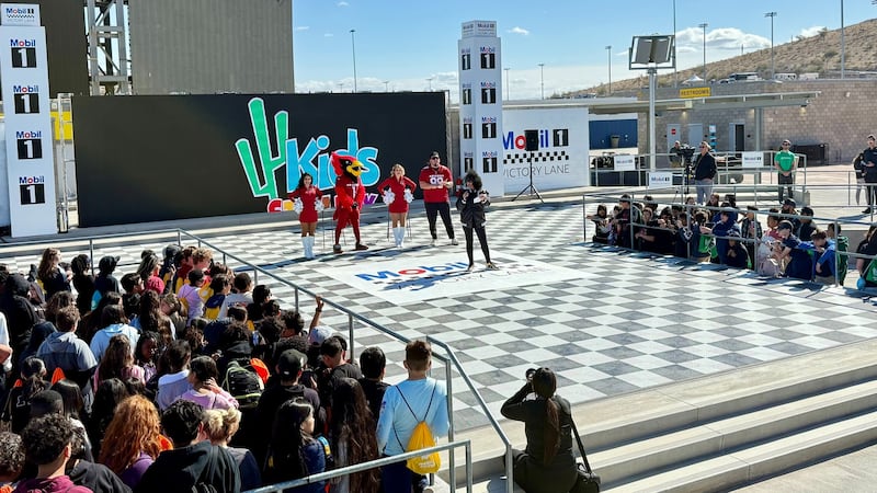 Seventh-graders at Marionneaux Elementary School experience STEM Day at Phoenix Raceway.