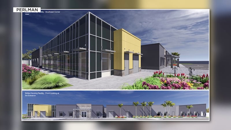 The new respite center will have 84 beds and is projected to open in 2026.