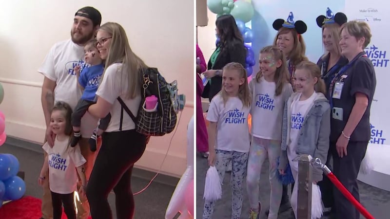 The A gates at Phoenix Sky Harbor airport were transformed into a send-off celebration,...