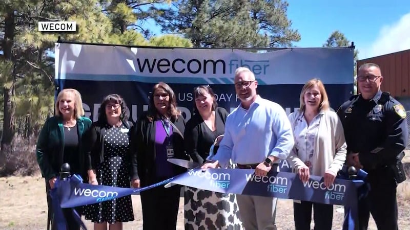 A partnership with the city of Flagstaff and the broadband company Wecom Fiber began a...